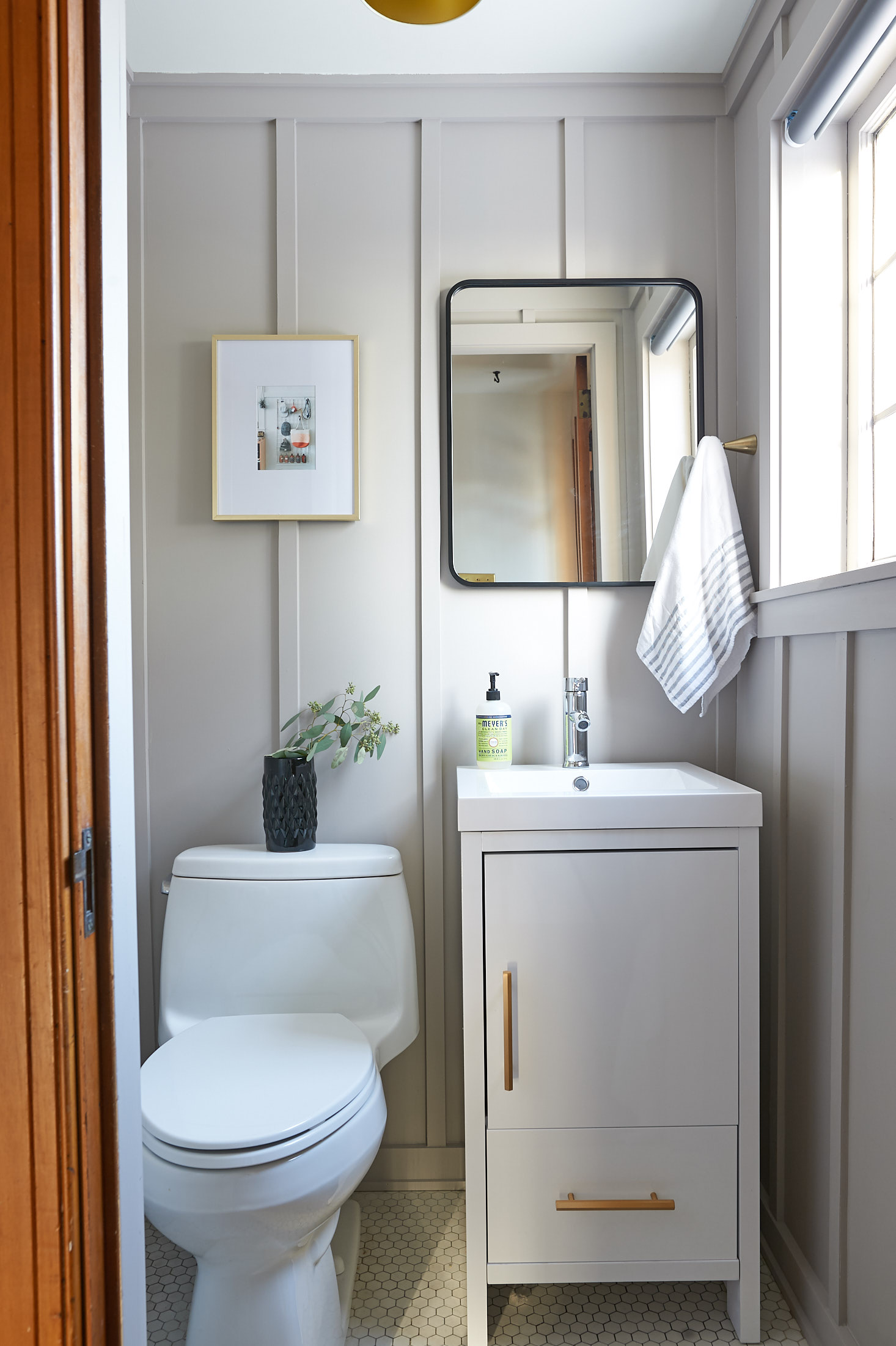 How To Modern Board And Batten Powder Room The Sweet Beast